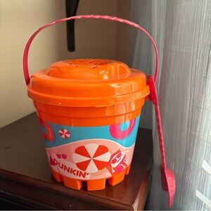 Dunkin Donuts Beach Bucket with Shovel